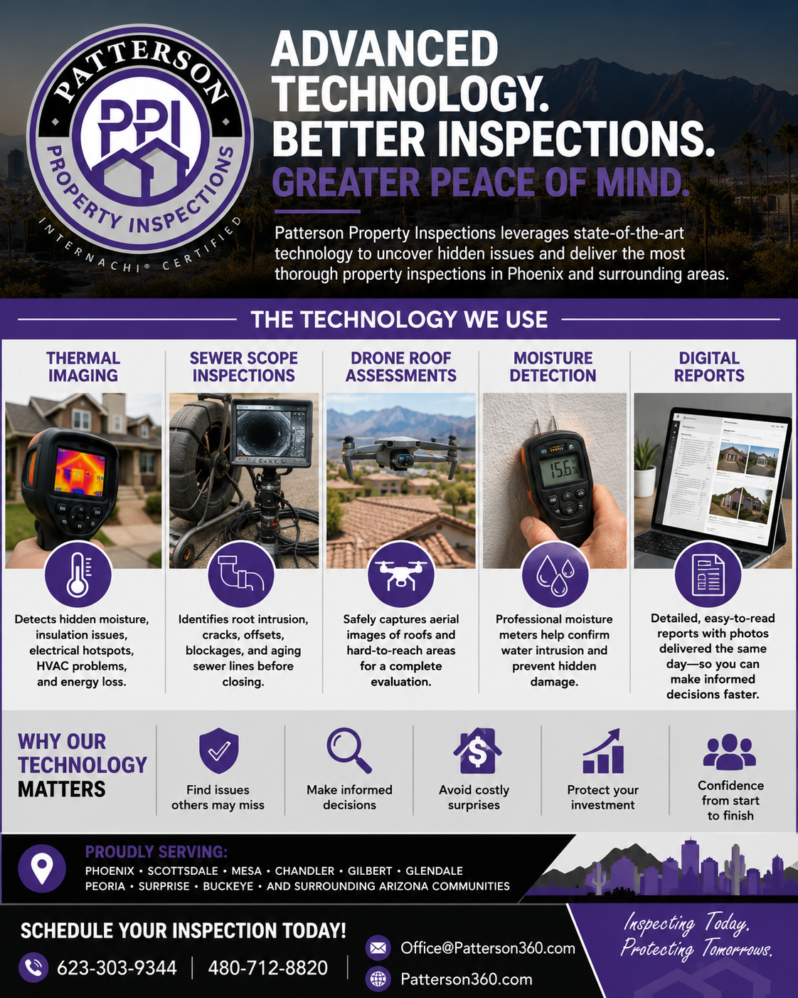 What Technology Does Patterson 360 Use for Inspections in Phoenix?