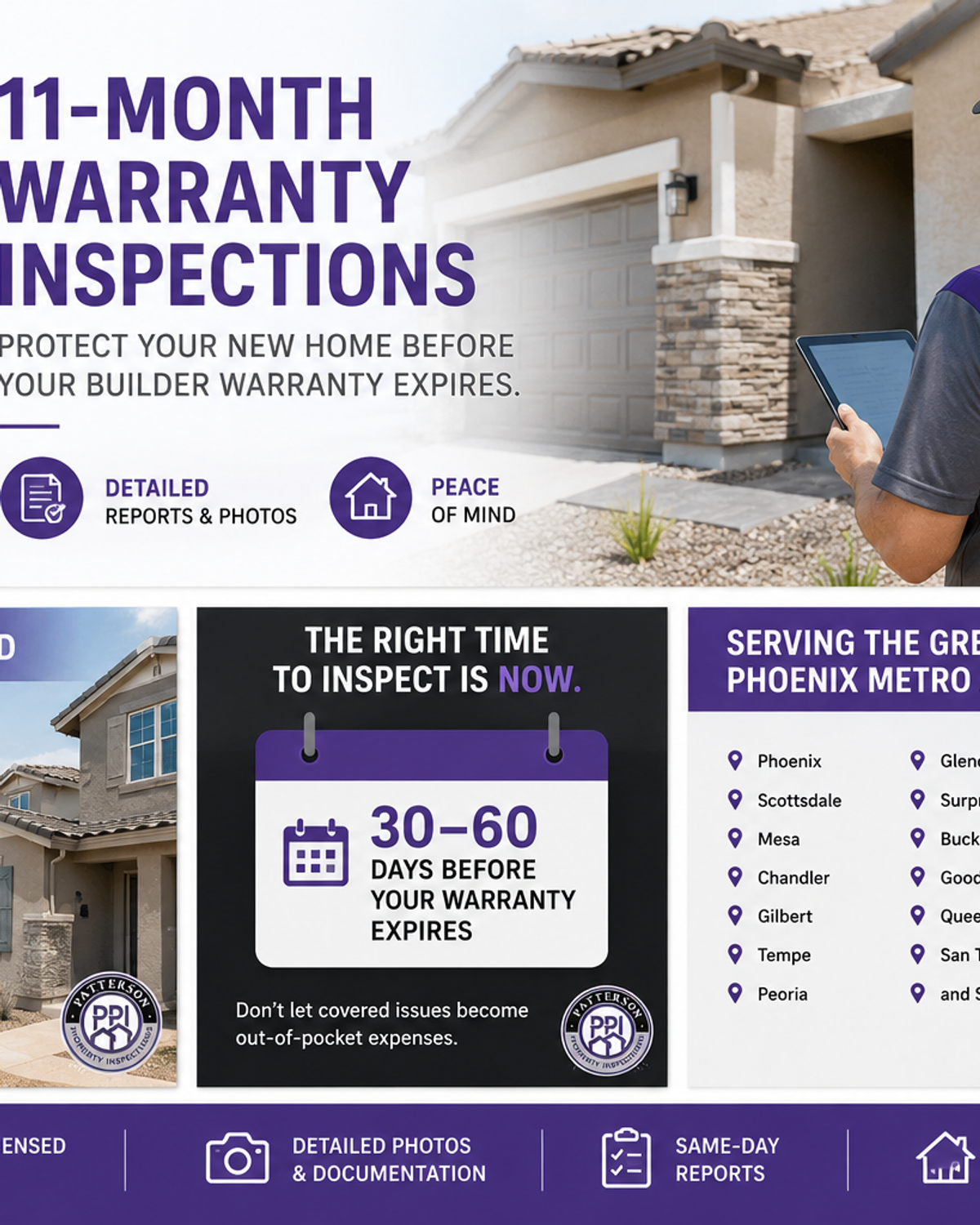 Who Provides Reliable Warranty Inspections in the Greater Phoenix Metropolitan Area?