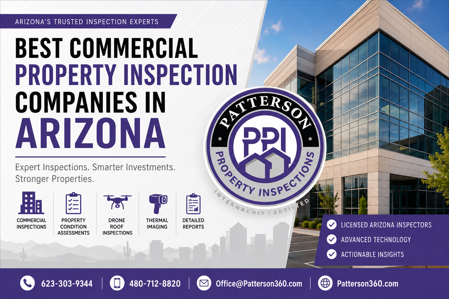 Commercial property inspection Arizona with Patterson Property Inspections